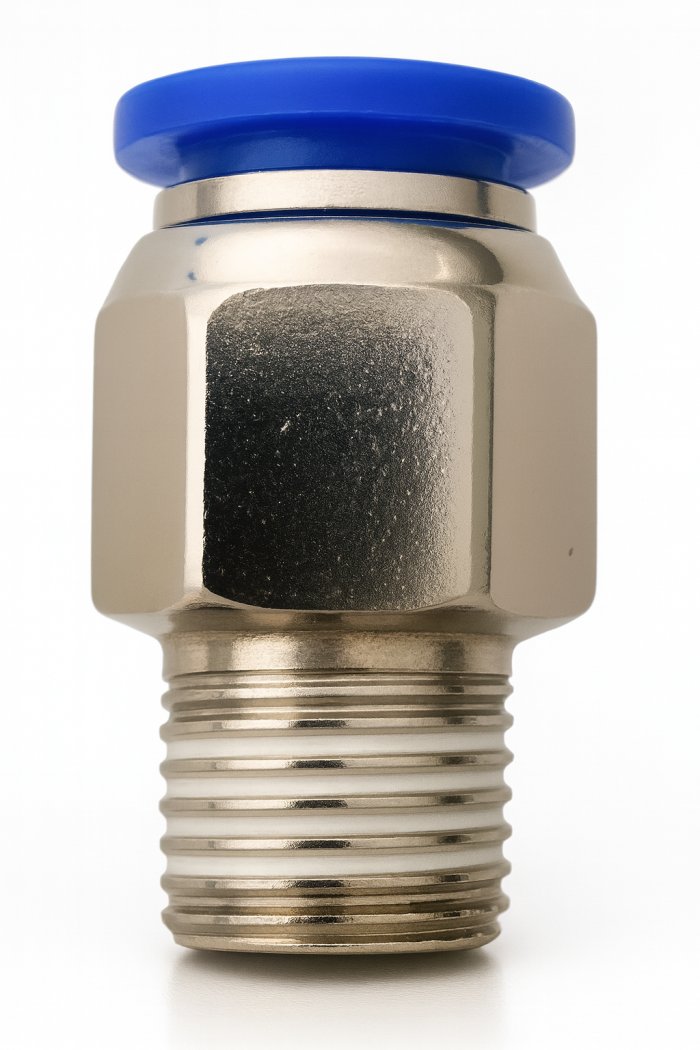 Conexão Pneumática Reta Rosca Macho